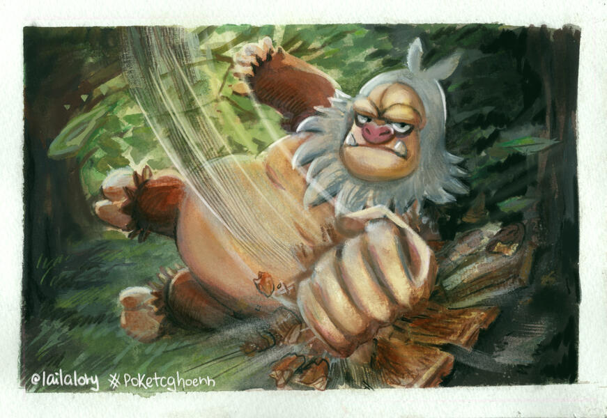 Redraw Slaking - PokeTCAHoenn